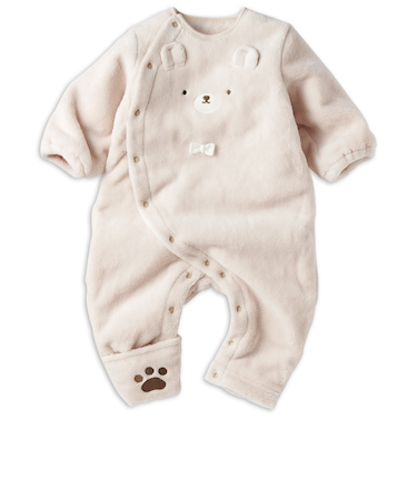 長袖　プレオール　足まですっぽりボア くま