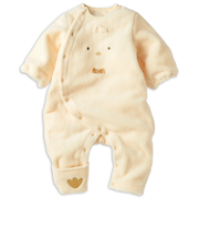 長袖　プレオール　足まですっぽりボア ひよこ