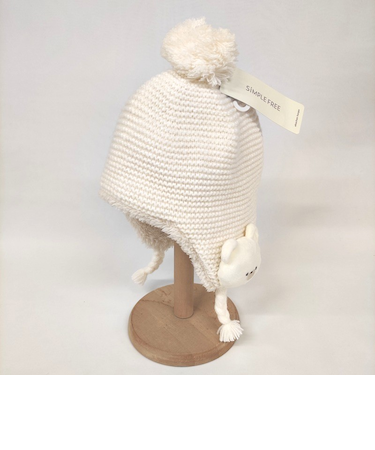 ニット帽 ウィンター アニモチ 裏ボア