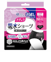 ナチュラ 吸水ショーツ M-L 150cc 2枚 お試しパック