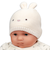 [36～46cm]ニット帽　アニマル　ホワイト