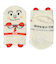 [ベビー]アンパンマンベビーソックスパペット ホワイト