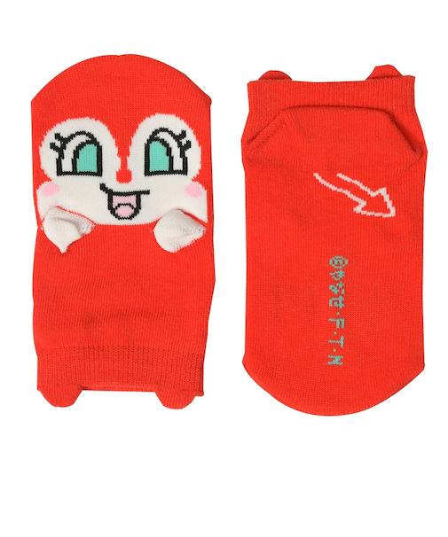 [キッズ]アンパンマンキッズソックスパペット オレンジ