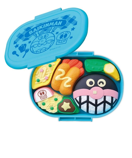 アンパンマン　おべんとうパズル　ばいきんまんのエビフライ弁当