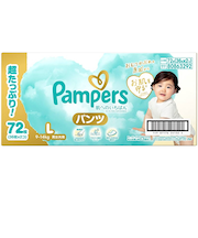 【特別配送料有】[パンツ]パンパース 肌へのいちばん L 36枚×2