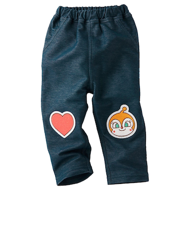 [ベビー]パンツ　アンパンマン　ネイビー