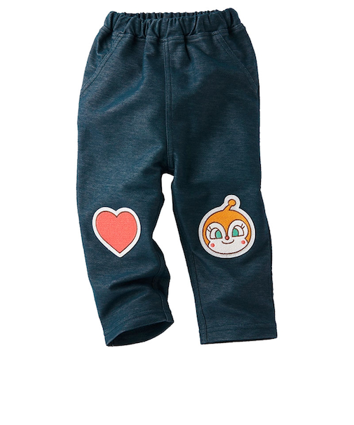 [ベビー]パンツ　アンパンマン　ネイビー