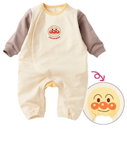 長袖　プレオール　おしりアンパンマン　ベージュ