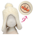 [48～52cm]ニット帽子　アンパンマン　アイボリー