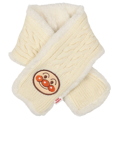 ネックウォーマー　アンパンマン　アイボリー