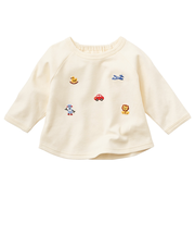 はじめてセパレートトップス　刺しゅう　アイボリー