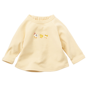 はじめてセパレートトップス　刺しゅう　イエロー