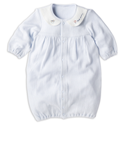 長袖ドレスオール　ふんわりやわらか　サックス