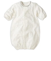 お着替え簡単 なでて留めるササッとドレス アイボリー