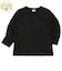 [ベビー]いつものTシャツ　長袖　天竺素材　ブラック