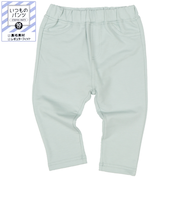 [ベビー]いつものパンツ10分丈 裏毛　レギュラー　無地 ペパーミント