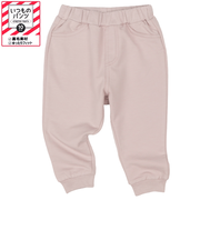 [ベビー]いつものパンツ10分丈 裏毛　ゆったりフィット ベージュ