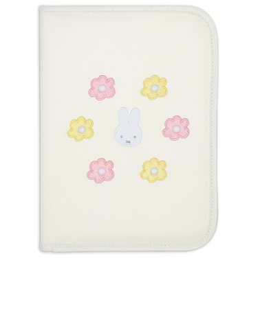 母子手帳ケース　ミッフィー アイボリー