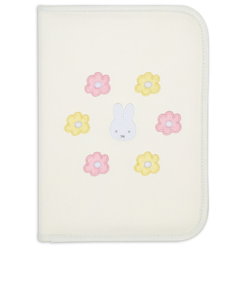母子手帳ケース　ミッフィー アイボリー