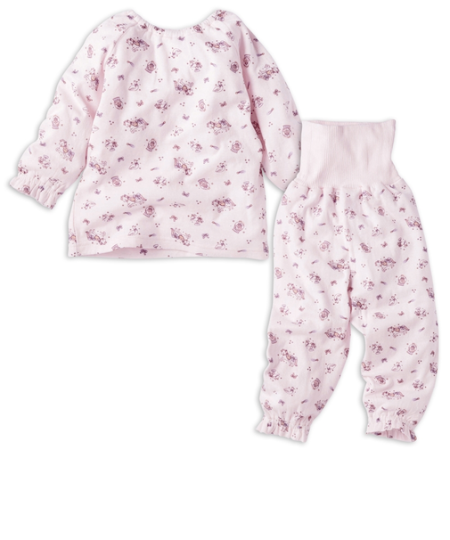 [キッズ]お着替え応援　長袖パジャマ　かぶり　ユニコーン　ピンク