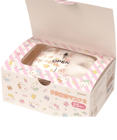 子供 立体マスクS 25枚入 ハローキティ