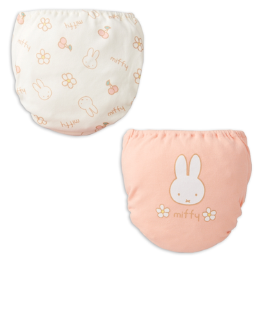 [ベビー]ショーツ2枚組 ミッフィー花