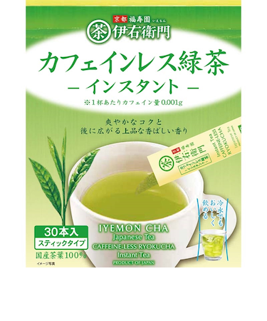 ◎伊右衛門 カフェインレス インスタント 緑茶スティック