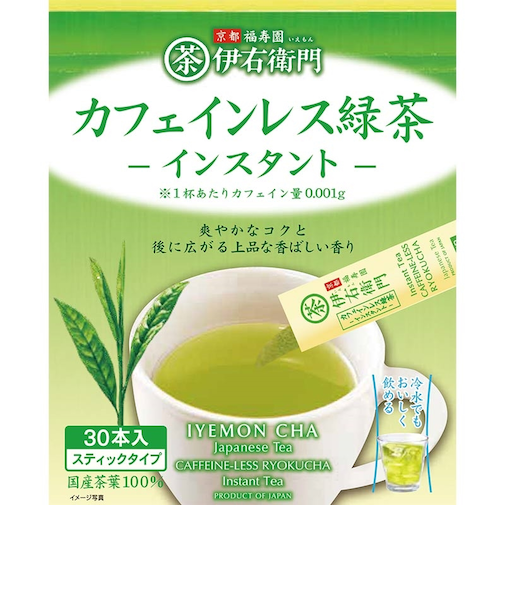 ◎伊右衛門 カフェインレス インスタント 緑茶スティック
