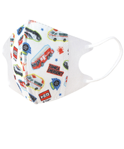 子供 立体マスクM 7枚入 トミカ   