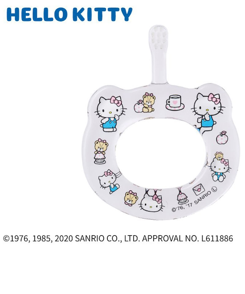 ベビーハブラシ HAMICO ハローキティ水玉