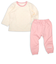 [ベビー]長袖パジャマ　ハート ピンク