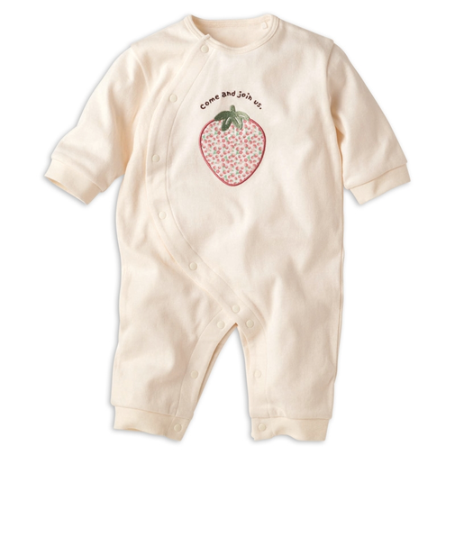 長袖 プレオール アップリケ アイボリー