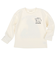 [キッズ]長袖Tシャツ　バックプリント　オフホワイト