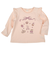 [ベビー]長袖Tシャツ　パネルプリント　ピンク