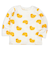 [ベビー]長袖　Tシャツ　総柄　イエロー