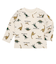 [キッズ]長袖　Tシャツ　総柄　ベージュ