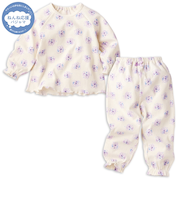 [キッズ]ねんね応援　長袖　パジャマ　メリーゴーランド　アイボリー