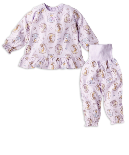 [キッズ]長袖パジャマ　プリンセス