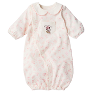 長袖ドレスオール　やわらか　ディズニー　ピンク