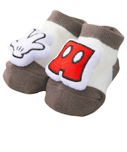 ぬいぐるみ付ソックス　ディズニー　ミッキー