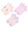 [キッズ]ショートソックス3足組　ユニコーン　ピンク