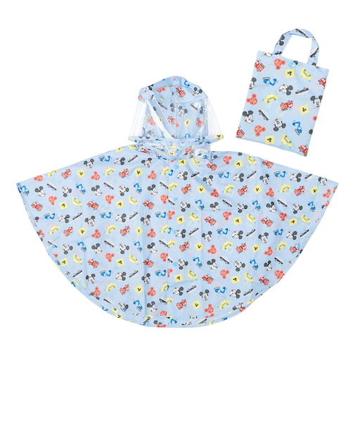 レインポンチョ ミッキー ブルー