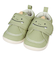 [12.5～14.5cm]ベビーシューズ太ベルトアニマル カーキ