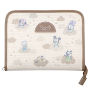 母子手帳ケース　ミッキー　ベージュ