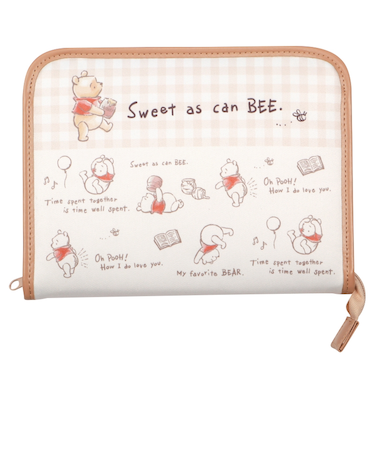 母子手帳ケース　プーさん　イエロー