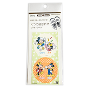 くつの絵合わせコットンシール　ミッキーミニー