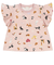 [ベビー]半袖Tシャツ　総柄　ディズニー　ピンク