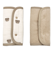 [リバーシブル]だっこひもベルトカバー ガーゼ クマ刺繍