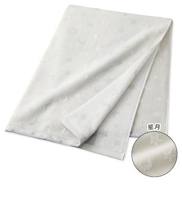 ジャガードタオルケット 星月