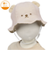 [48～52cm]チューリップハット　くま　ベージュ